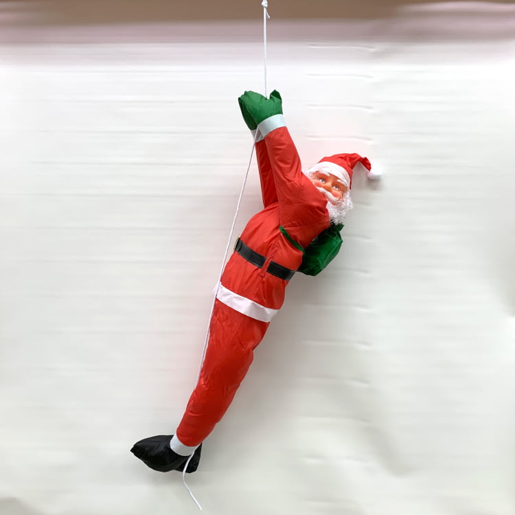 120cmロープクライミングサンタクロース - クリスマスの店舗飾り