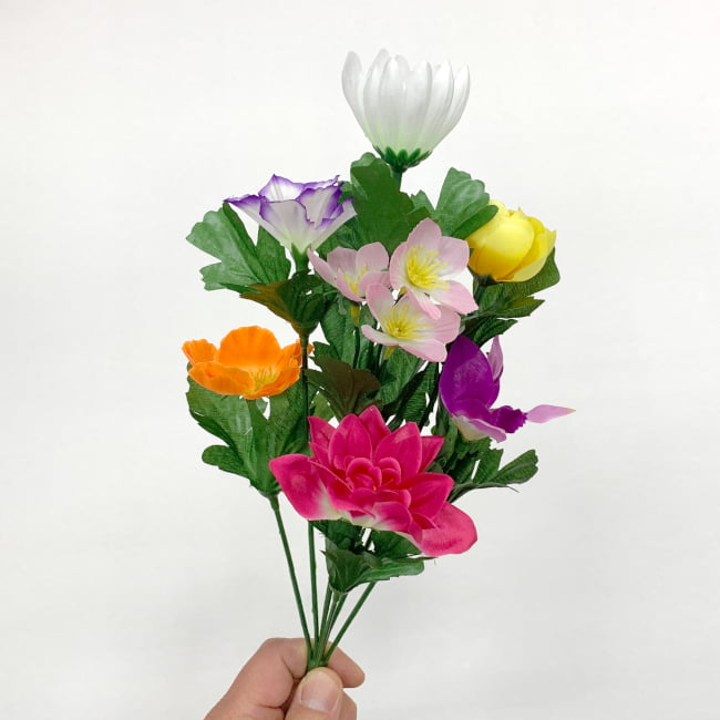 造花 仏花 小サイズ - お仏壇用の花 – 日本の四季・行事の店 木瓜屋